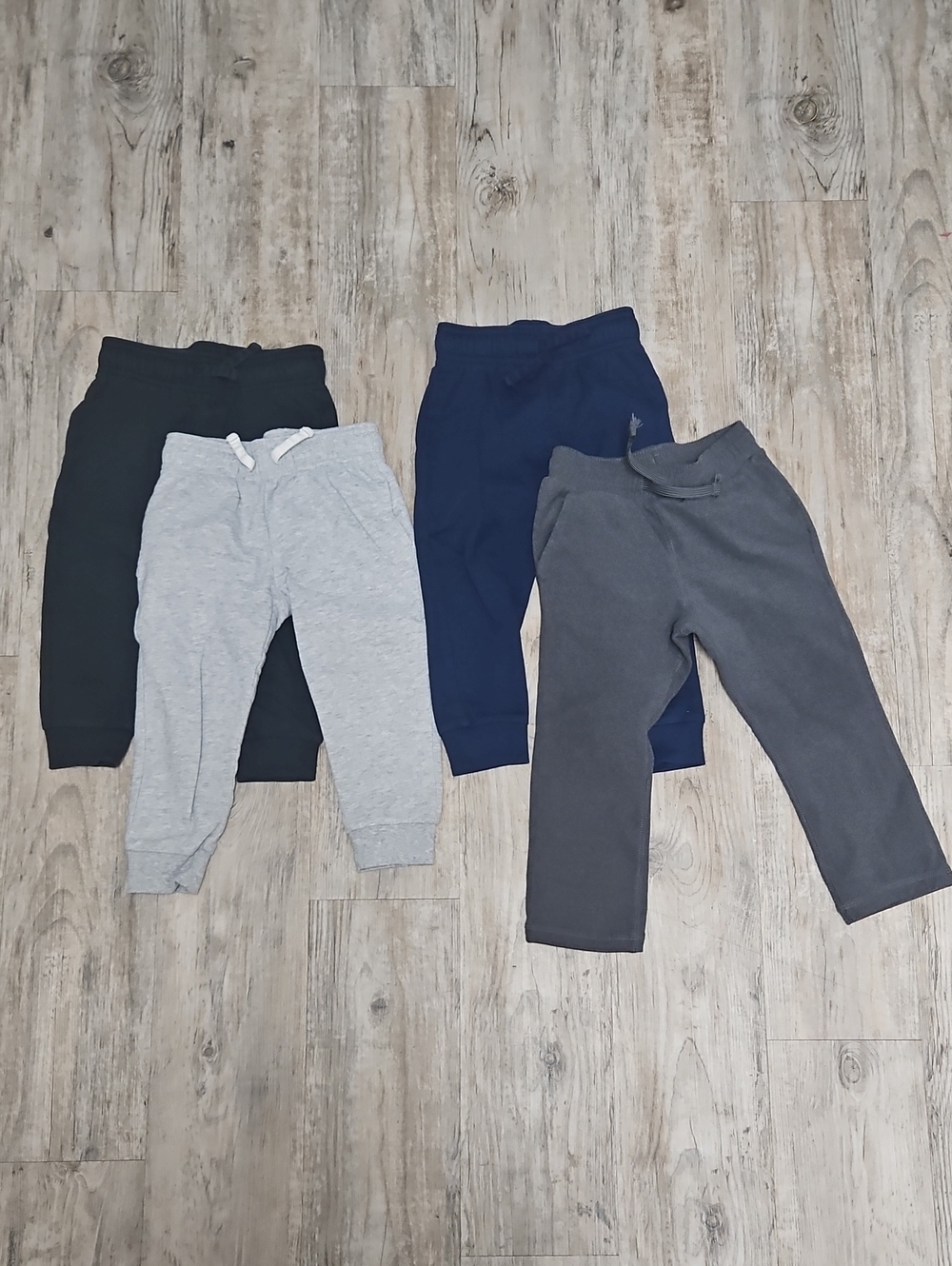 0Carter's Toddler Joggers - Black, Light Gray, Navy, Charcoal